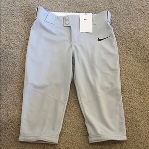 Nike Light Gray Girls Sports Pants